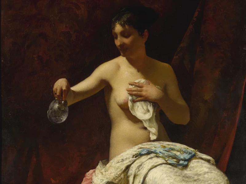 1848-Henri Lerolle - Una signora alla toilette